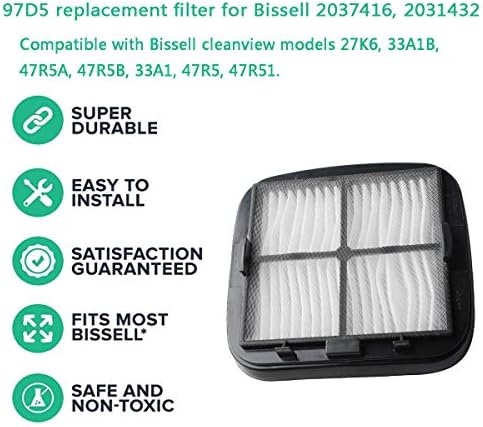 Filter 97D5 Kompatibilan sa multi-level filter Cleanview Cleanview za kućne ljubimce i ručni usisavač, Zamijenite