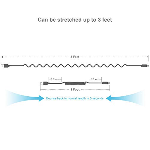 JEDAN kabel za punjač iPhone PIX za vozila (3 ft), ovjerena MFi Smotan Lightning kabel koji je kompatibilan