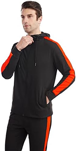Sportski kostimi za muškarce Kit Sportski odijelo sa dugim rukavima u punoj munje Casual odjeća za jogging Setove,