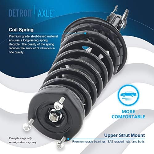 Osovina Detroit - 2,2 L i 2,4 L, Prednji i Stražnji Amortizer i Opruga sklop + Vodilice za Toyota Camry Solara