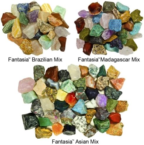 Materijali Fantasia: Mješavina kamenje premium klase 3 funte (najveća varijacija NA u) iz Azije, Brazila i Madagaskara!