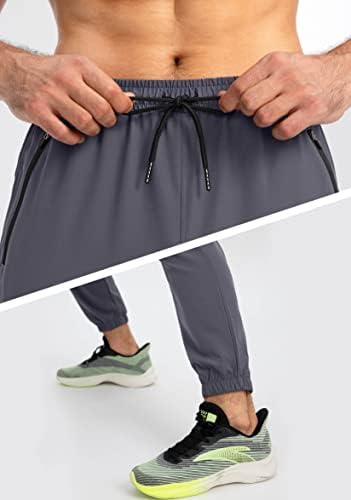 Gospodo lagane hlače za trčanje SANTINY Sportske sweatpants za trčanje Зауженные Trkači za muškarce s džepovima na munje