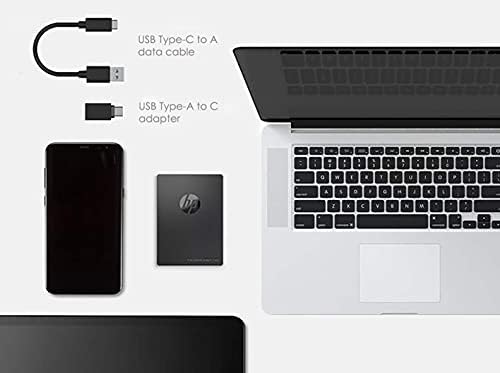 HP P700 512 GB Prijenosni Vanjski SSD USB 3.1 Gen 2 5MS29AAABC Crna