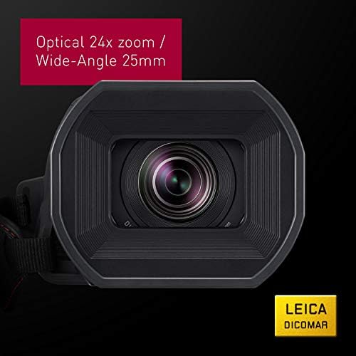 Profesionalna video kamera Panasonic X1500 4K sa 24 x optički zoom, Izravni prijenos WiFi HD-u, HC-X1500 (SAD