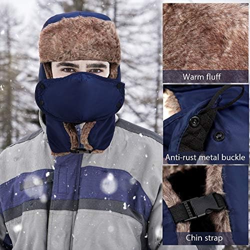 Zimska kapa-traper dijeta Geyoga Trooper s ушанками i zatvaranja lica za muškarce i žene