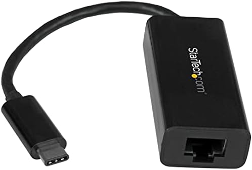 StarTech.com USB C za Gigabit Ethernet - Crna - USB-ac ispravljač 3.1 za lan RJ45 - USB Type C za Ethernet (US1GC30B)