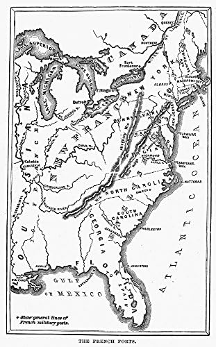 Karta Kolonijalne Amerike Na Karti Početnih Trinaest Američkih Kolonija I Susjednih Francuskih I Španjolskih