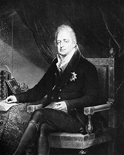 Wilhelm Iv (1765-1837) Kralj velike Britanije I Irske 1830-1837 Moderna Меццотинтовая Graviranje poster (18