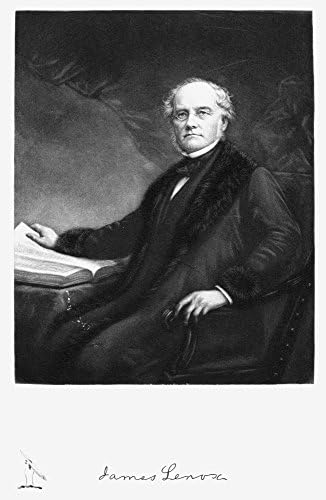 James Lenox (1800-1880) Američki Библиофил I Filantrop Меццотинт, Američki plakat iz 19. Stoljeća, Otisak (24