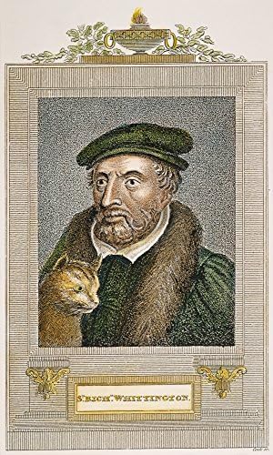 Richard Уиттингтон N(1358-1423) Engleski Mercer I Filantrop Sa Svojim Mačka Engleska u Boji Акватинта 1813 Poster (18 x 24)