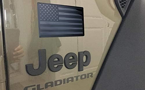 3D Metalna naljepnica s logotipom sustava Američke zastave, Crna naljepnica s Američkom zastavom,za auto, kamion