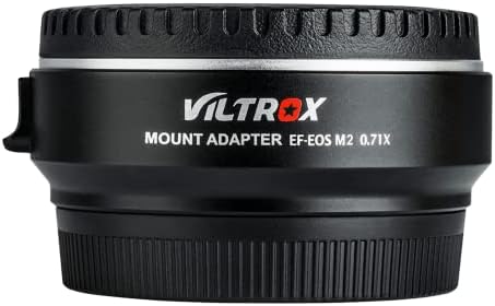 VILTROX EF-EOS M2 Akcelerator brzine Canon 0.71 x af Akcelerator Adapter za objektiv Canon EF-M Kompatibilan