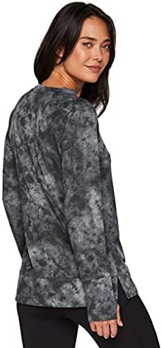 RBX Aktivni Ženski Moderan Sportski odijelo sa dugim Rukavima od махрового dres Lagani pulover Majica