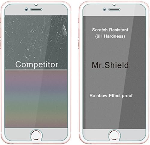 [3 PAKIRANJE]-Mr. Shield je Dizajniran za iPhone 6 Plus/iPhone 6S Plus [Kaljeno Staklo] Zaštitna folija za ekran