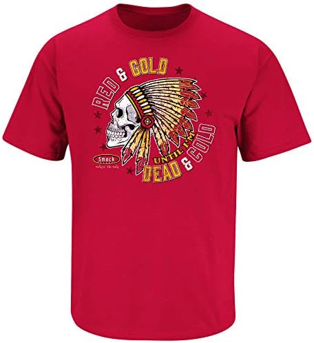 Moderan odjeća Za nogometnih navijača Kansas City. Crvena i zlatna, Dok ja ne Umrem, i Hladno t-Shirt (Sm-5X)