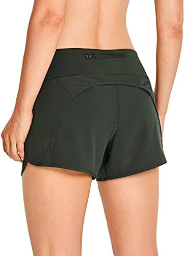 Ženske быстросохнущие sportske kratke hlače za trčanje CRZ JOGA za trčanje s džep na patentni zatvarači - 4