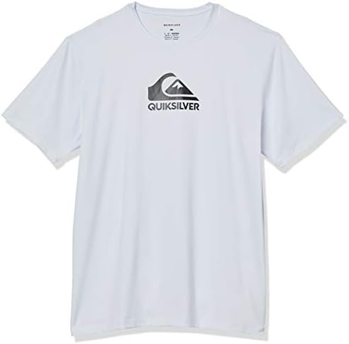 Muška monotono prugasta majica Quiksilver kratkih rukava UPF 50+ Zaštita od sunca, majica za surfanje, majica