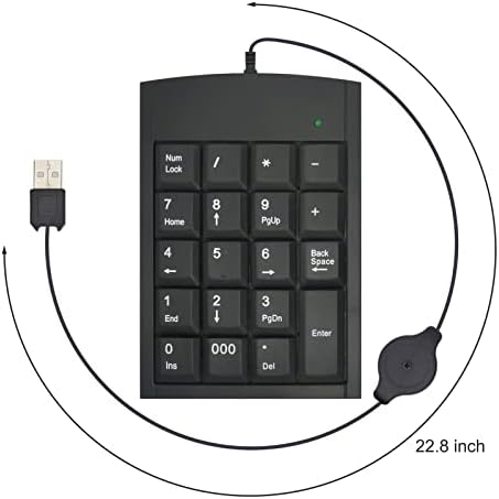 MythGeek 19 Tipke, Numerička Tipkovnica, Izvucite USB kabel Numerička Tipkovnica za financijsko Računovodstvo