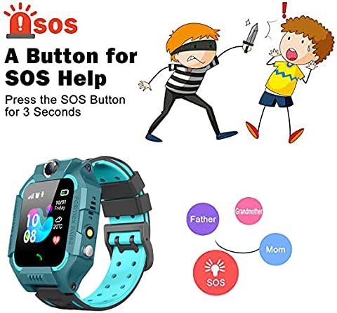 Pametni satovi za djecu LBS Tracker - IP67 Vodootporni Pametni Sat s Kamerom Glasovni chat SOS Svjetiljku Alarm