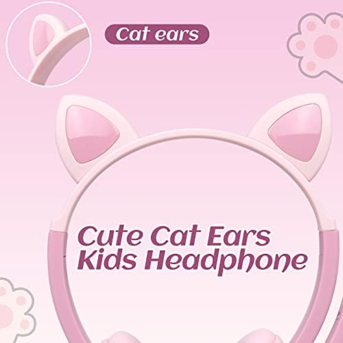 Dječji slušalice, Slušalice s mikrofonom za djecu, Dječake i djevojčice, žičane headset slušalice s priključkom