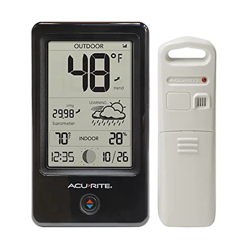 Digitalna vremenska stanica Chaney Accurite vremensku prognozu i senzorom za temperaturu i vlagu