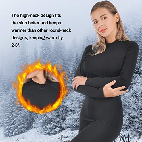 žensko donje rublje toplinsko qualidyne Ultra-Soft Флисовый osnovni sloj Gaće Kit za zimske sportove i Gornji