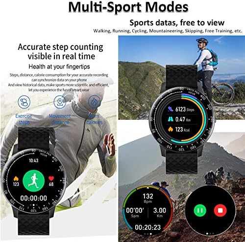Pametni sat, Fitness sat Hongmed s kisikom monitora krvnog tlaka za Android telefone i kompatibilan je s iPhone,