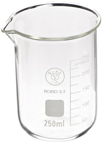 Mala šalica od borosilikatnog stakla Ajax Scientific GL010-0250, 250 ml