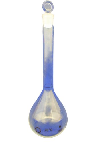 Ajax Scientific-GL040 - Staklena Volumetrijske boca s čepom, 50 ml