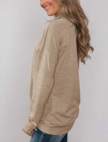 Minthunter Ženski pulover dugih rukava, tunika s kapuljačom, majica, sportski Casual majica, majice