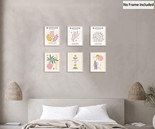 Danski Pastelnim Plakati Matisse Skup Henri Matisse cvjetnom trgu Neutralni Boho Zidne Slike Na Platnu Apstraktno