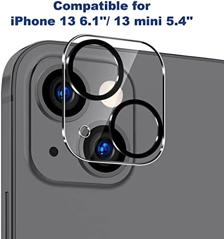 3 paketa (e) Zaštitnik objektiva Namijenjena je za iPhone 13 i 13 Mini-Poklopac kamere Kaljeno Prozirno Staklo