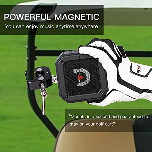 Zvučnik za kolica za Golf ACHIX Nosač Od lijevanog Aluminija Prijenosni Vodootporan Bluetooth,15 W IPX7 naglašen
