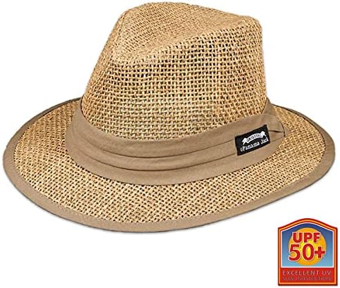 Panama Jack Muška mat safari šešir od morske trave