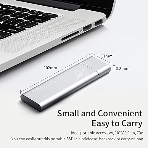 Prijenosni Vanjski SSD drive Dogfish Aluminijsko kućište USB 3.1 Type C Ультралегкий Vanjski SSD Mini Prijenosni