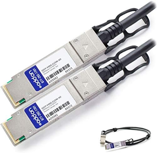 Dodatni računalo Cisco, Kompatibilan s 40GBase-CU QSFP+ na QSFP+ Kabel za direktno spajanje (QSFP-H40G-CU5M-AO)