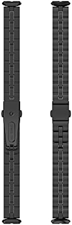 Uzicom FitTurn Kompatibilan s Remenom za sat Fitbit Luxe Od Nehrđajućeg čelika inox Zamjena Remena za satove