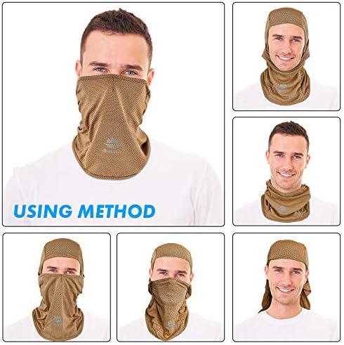 Botack Balaclava Maska za lice za Zaštitu od sunca UV-zaštita Prozračna maska na glavi, za muškarce, žene Biciklizam