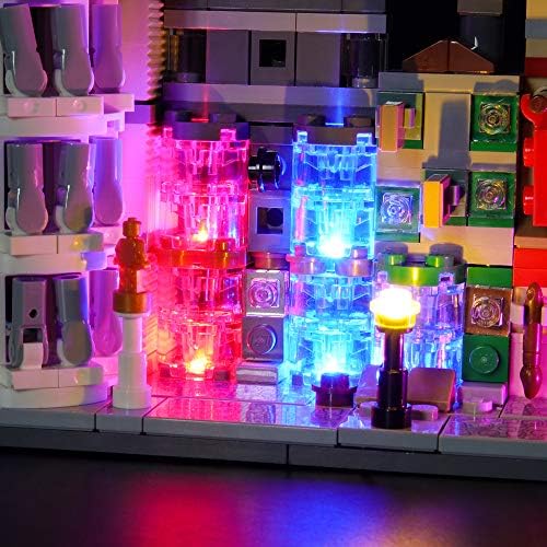 Komplet led rasvjeta BRIKSMAX za Kose Ulica Harry Potter - Kompatibilan sa modelom građevinskih blokova Lego