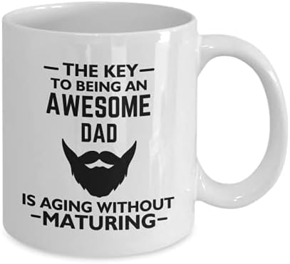 Ključ za ono da će Biti Sjajan Tata, - To je Starenje bez Sazrijevanja, Zabavna Kava Bubalo, Poklon za tatu,