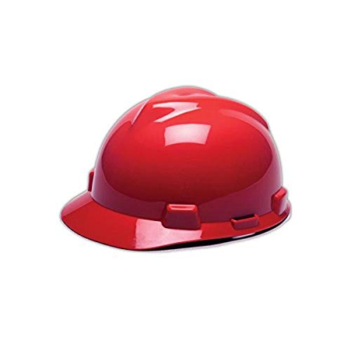 Zaštitna tvrdi šešir s utorima MSP-a 475363 V-Gard s подвесом Fas-Trac, Standard, Crvena, Standardna
