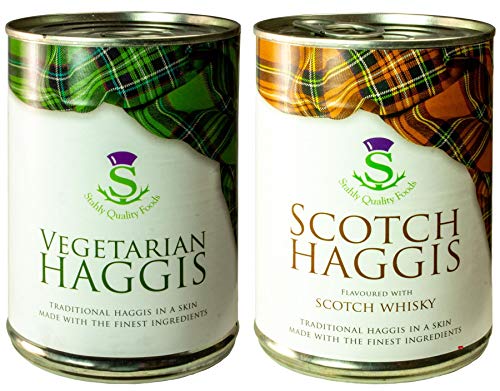 2 Pakiranja Škotskog Vegetarijanac Хаггиса i Škotskog viskija sarmica od ovčijih iznutrica u banci - Konzervirano