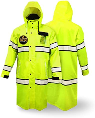 KwikSafety (Charlotte, Sjeverna Karolina) , odjeća za kišu Hi Vis, Žuti, Mali-2XL