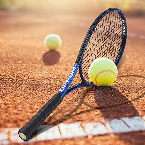 Reket za tenis OPPUM za odrasle od karbonskih vlakana, Ultra teniski reket,otporna na udarce i otporan na броскам,