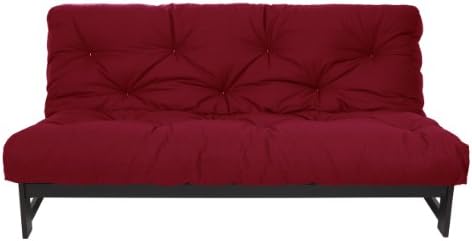 Madrac-futon, od pamuka саржи Veličine 10 inča, Crvena