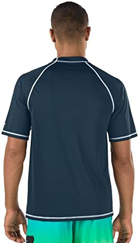 Topljenje Muška UV-shirt za kupanje kratkih rukava slobodnog rez Lagana majica