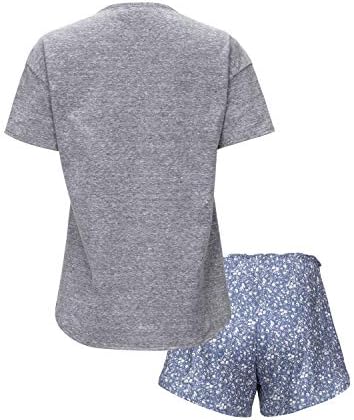 Majica sa драпированной grafički t-shirt Lucky Brand za žene i Kratko kit pidžama