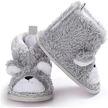 FURUIWUFENG Dječje cipele Za Novorođene Djevojčice Dječaci Zimske Slatka Bear Booties Za malu Djecu Согревают Čizme za Snijeg 0-18 M Dječje čizme