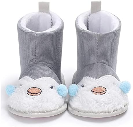 Dječje cipele Novorođene Girl Zimske čizme od umjetne kože Za novorođenčad Противоскользящая Mekani potplat