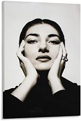 Grčki Glumci I poznate osobe Maria Callas Retro Poster Platnu Plakat Zid Umjetnost Graviranje Graviranje Viseći